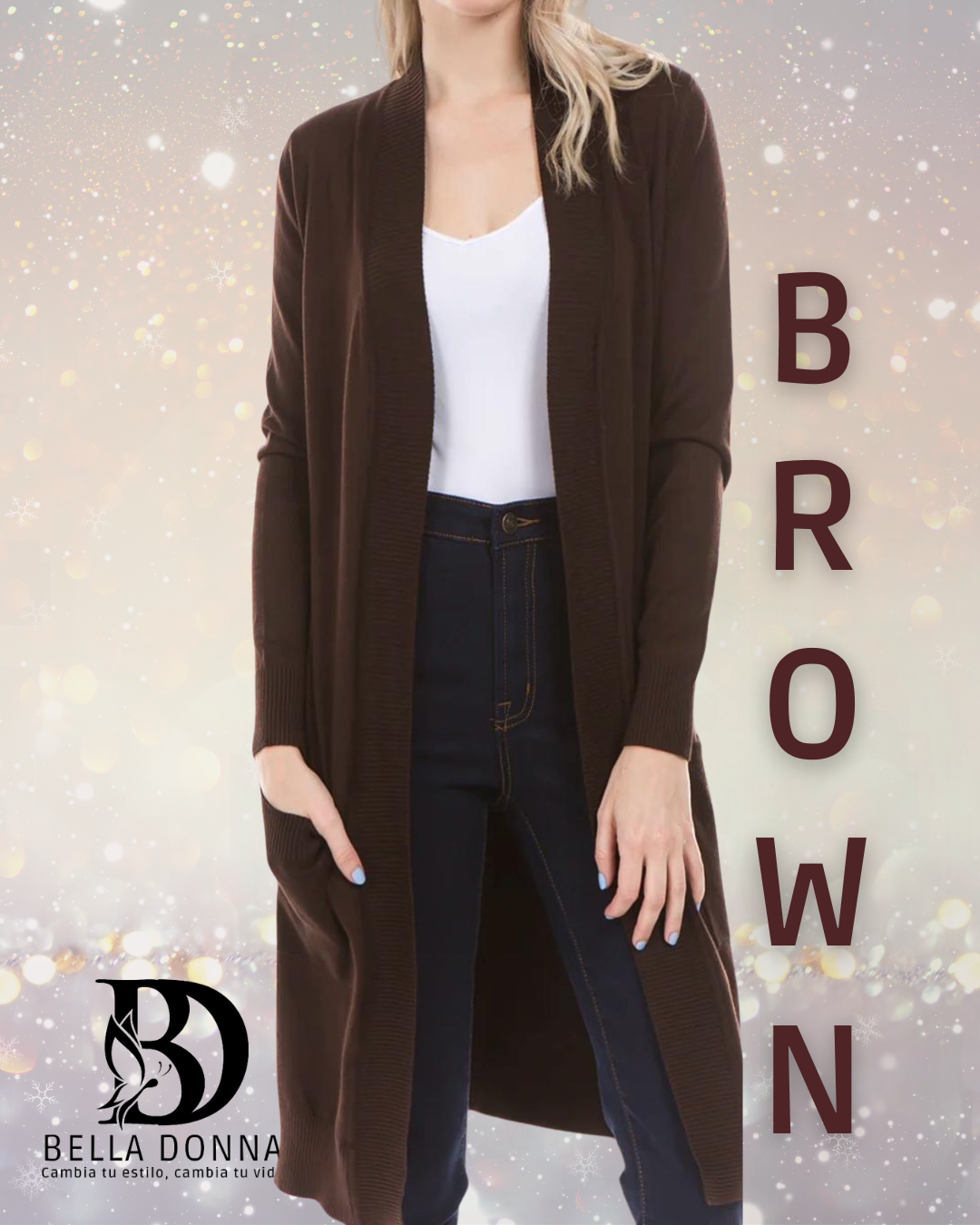 Long Open Cardigan