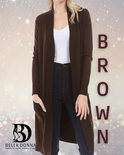 Long Open Cardigan