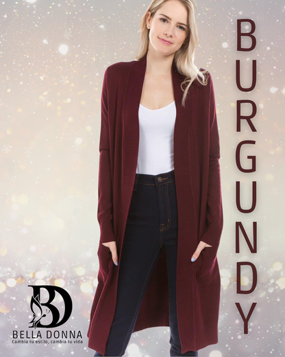 Long Open Cardigan