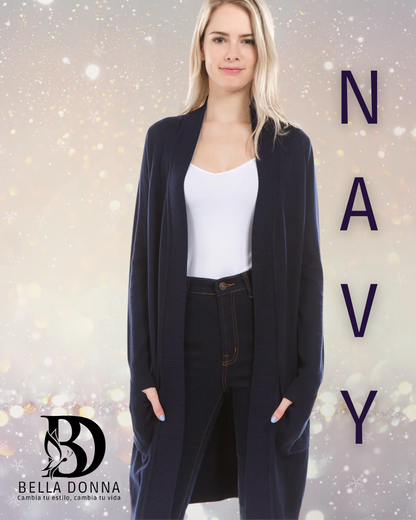 Long Open Cardigan