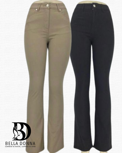 Flared Stretch Pants