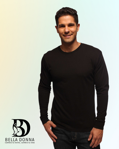 Basic crew neck long sleeve shirt