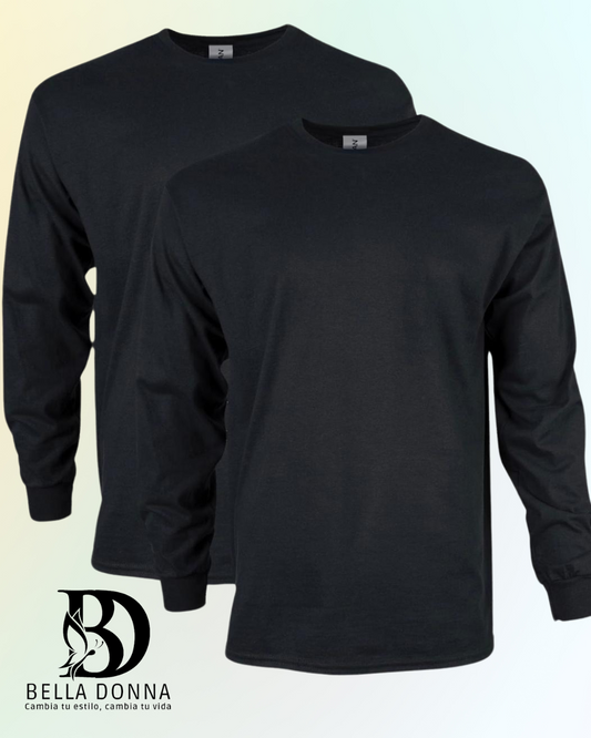 Basic crew neck long sleeve shirt