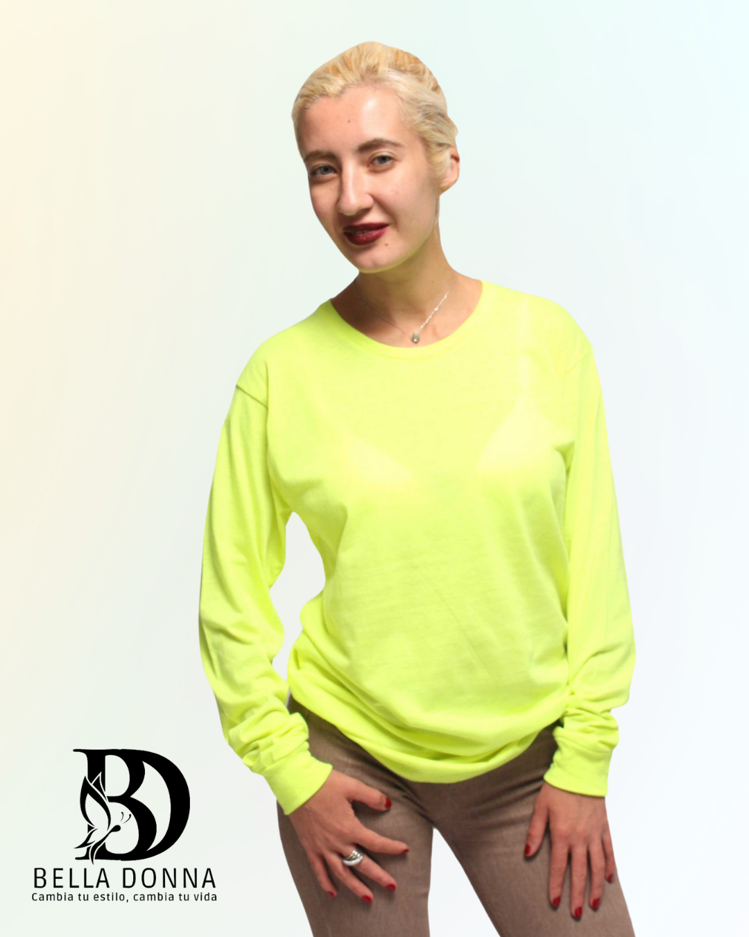 Basic crew neck long sleeve shirt