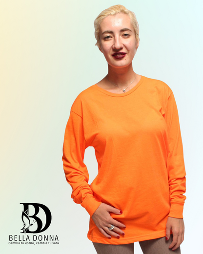 Basic crew neck long sleeve shirt